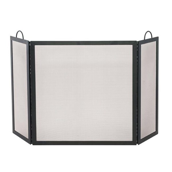 Uniflame UniFlame S-1504 3 Fold Black Wrought Iron Medium Screen S-1504 - main